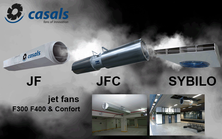 Jet fans - Alfons Ruiz - Technical engineer - Casals Ventilación - parking  ventilation